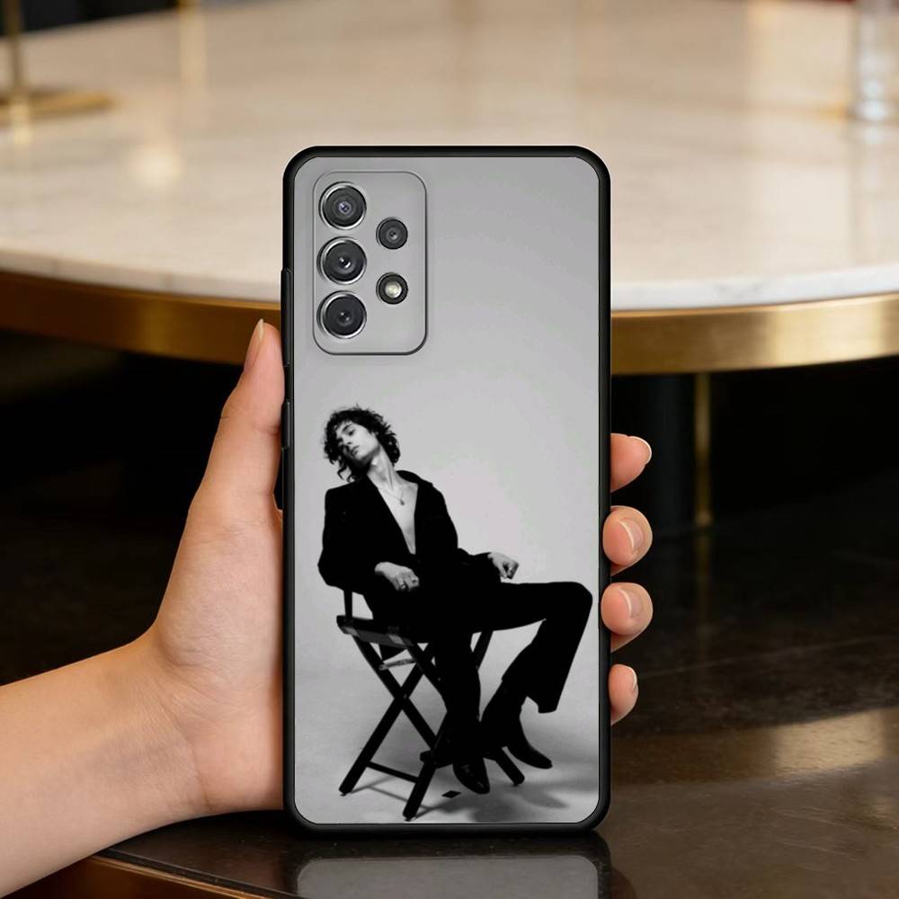 Чехол Singer S-Sombr-BR из мягкого силикона, черный, для Samsung Galaxy A73, A72, A71, A70, A53, A52, A51
