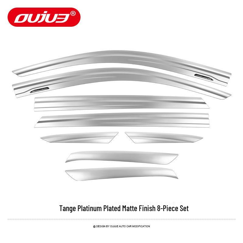 Volkswagen Tayron X T-Roc T-Cross Гальванизированные Дефлекторы - Декоративные Накладки на Брови для Окон Автомобиля для Внешней Модификации