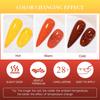 Mtssii 7ml Gold Glitter Thermal Nail Gel Polish Temperature Color Changing Gel Polish Semi Permanent Soak Off UV Gel