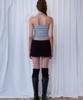 Rose Franz Pocket Mini Skirt [Black]
