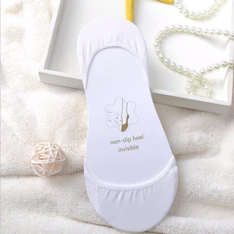 Носки женские супер невидимые не показывающиеся тонкие силиконовые нескользящие мелкое горлышко сплошные для высоких каблуков лодочки носки