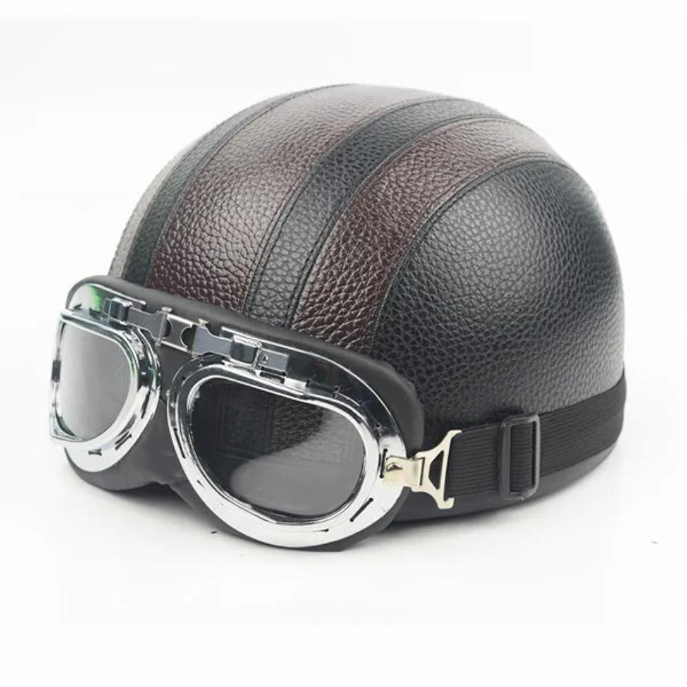 Для Harley, шлемы для взрослых, мотоциклетный ретро-полукруизный шлем, мотоциклетный шлем для скутера, всесезонный винтажный немецкий мотоциклетный шлем