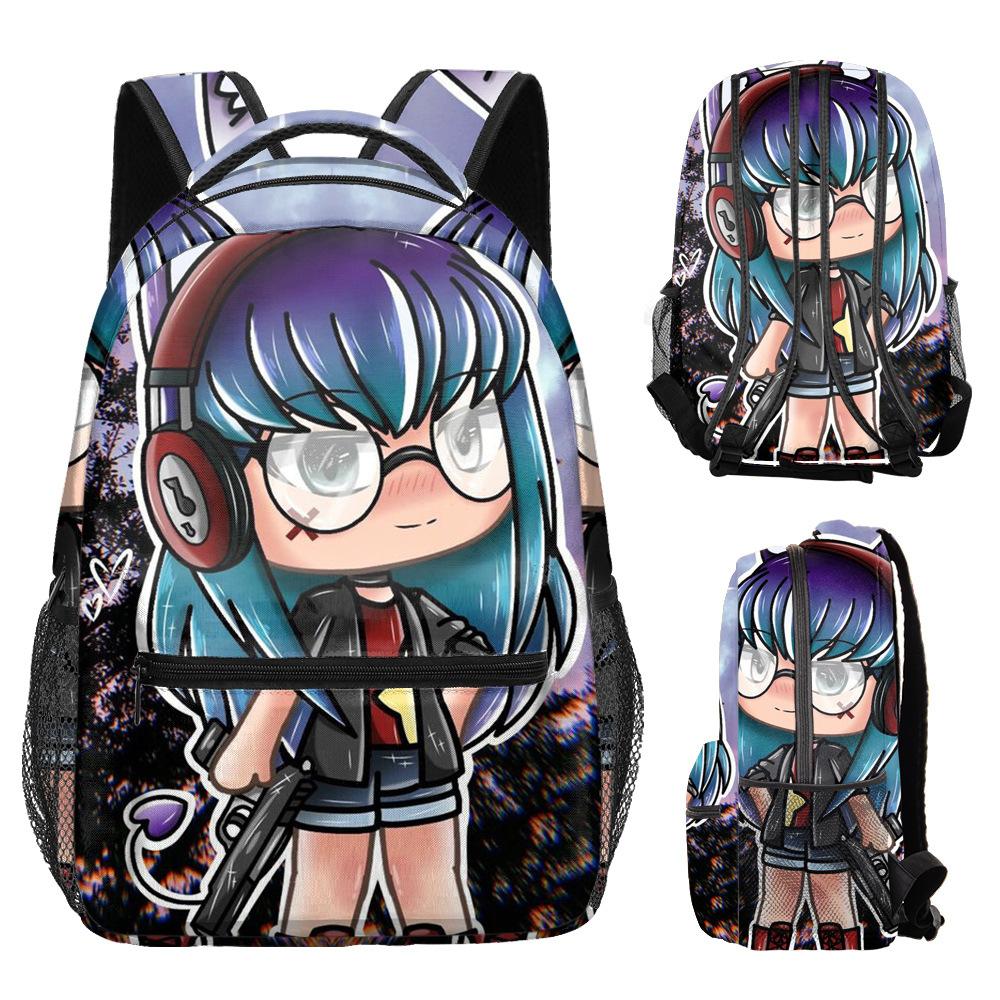 Хип-хоп K-pop Молодежные Школьные Сумки Унисекс Милые Gacha Life Дорожные Сумки 3D Печать Оксфорд Водонепроницаемые Рюкзаки на Плечо для Ноутбуков