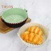 Silicone Bakeware Non Stick Microwave Good Flexibility Practical Round Design Fryer Silicone Bakeware Baking Tools