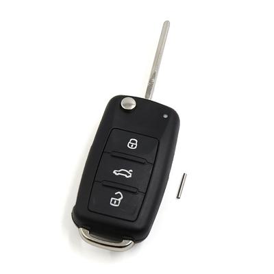X Autohaux Автомобильный Пульт ДУ Флип Складной Чехол-Крышка 3 Кнопки Ключа 5K0-837-202 Для Vw Beetle Eos Golf GTI Jetta Passat Tiguan
