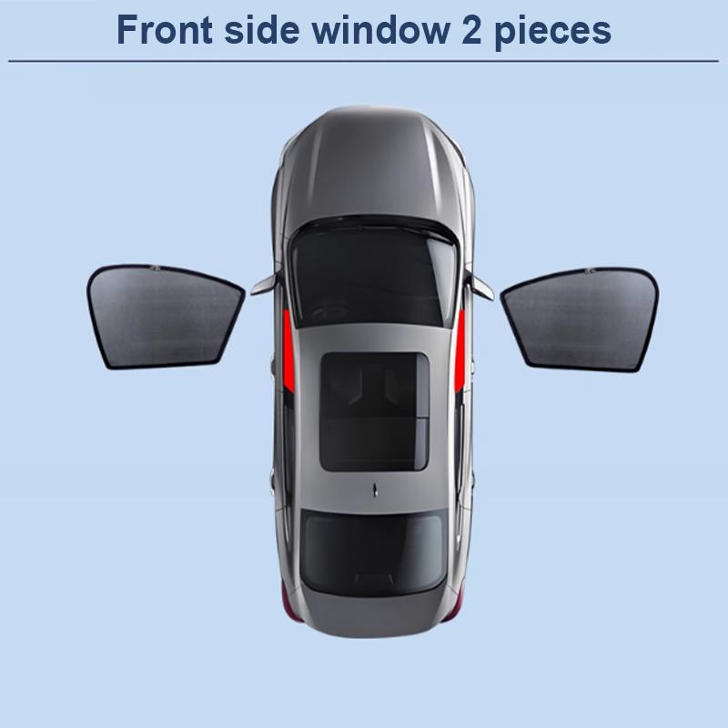 Car Sun Shades For Kia EV6 CV 2022 2023 2024 2025 Sunshades Magnetic Heat insulation Visor Mesh Window Curtains Auto Accessories