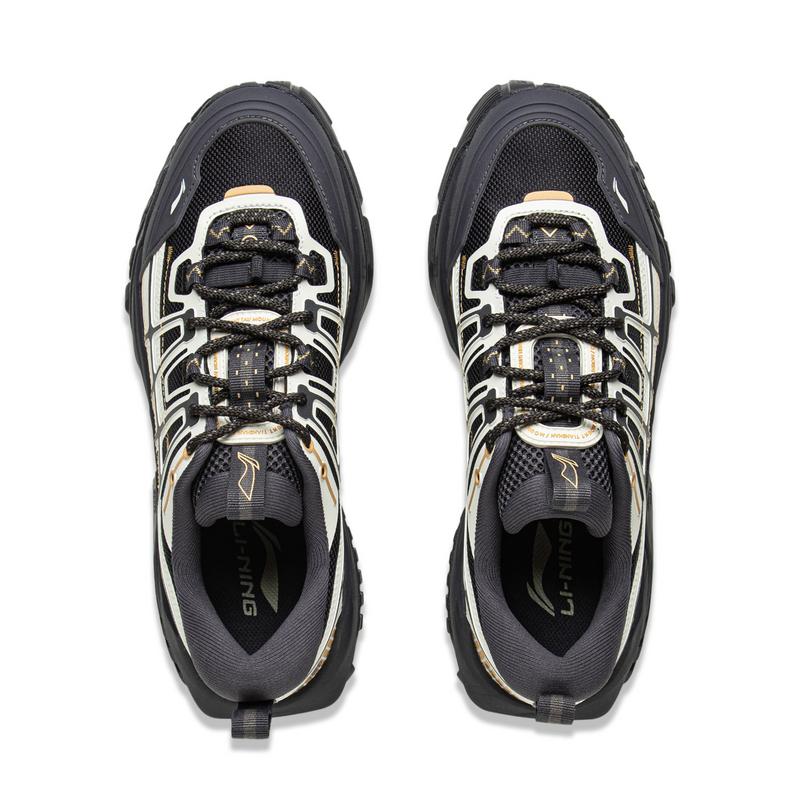 Li Ning Уличные Кроссовки с амортизацией CF Rebound Низкие Унисекс Черный Белый Синий AHCV047-3