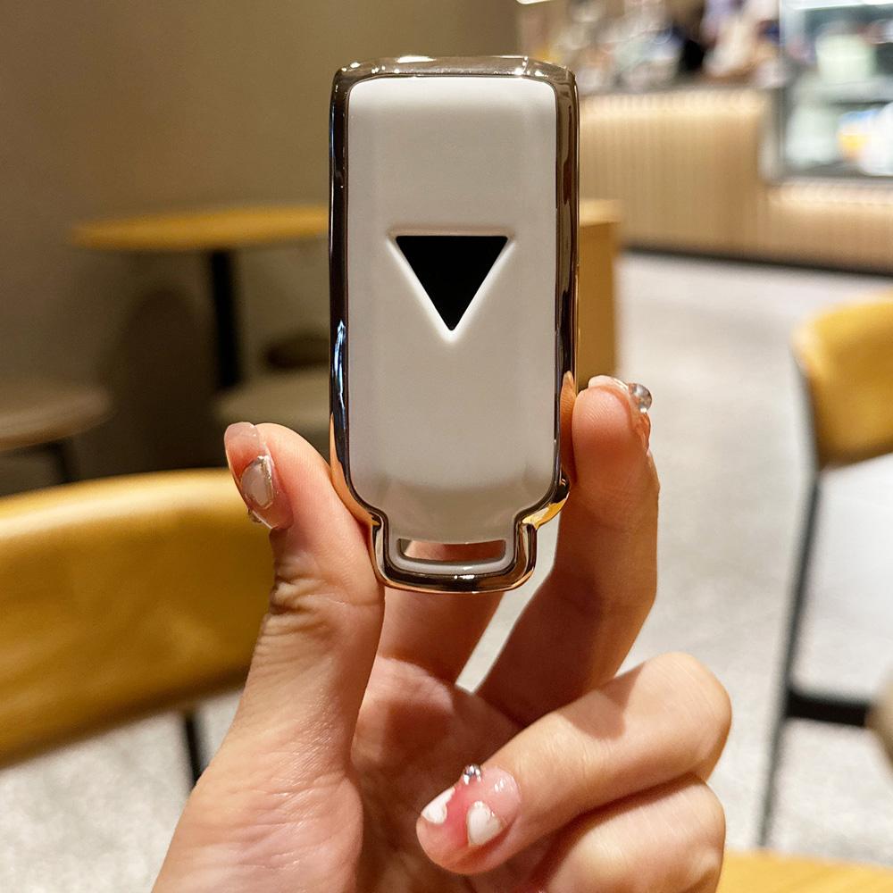 Чехол для дистанционного ключа из ТПУ для Mitsubishi Outlander ASX Pajero LANCER Sport Eclipse, 3 кнопки, умный брелок без ключа