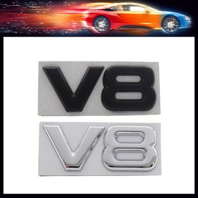 3D Стайлинг Автомобиля Логотип V8 Объем Двигателя для Patrol S55 E500 W203 автомобиль Капот Крыло багажник Задний Капот Шильдик Наклейка Эмблема Значок Стикер