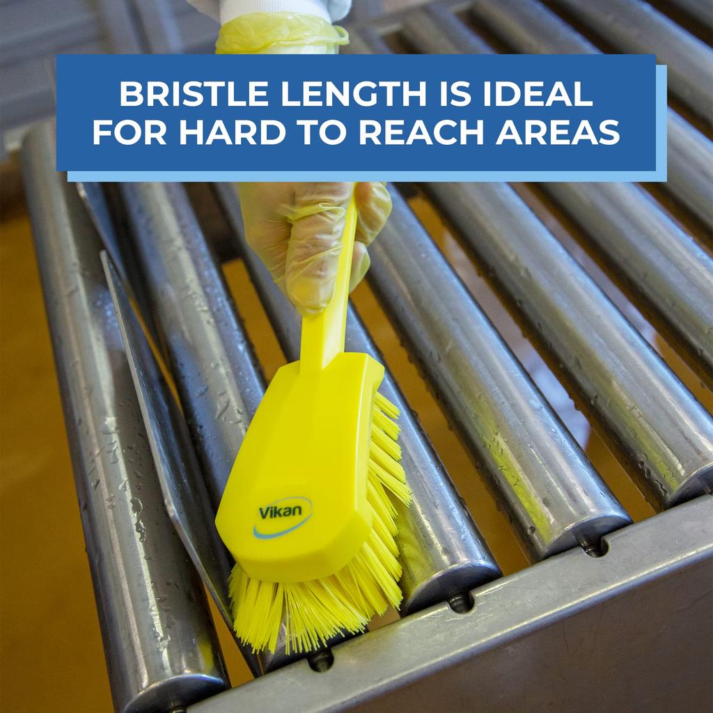 Vikan Kyowa Clean Handled Hard Total 25cm Brush, Type, White, 4192, Length