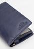 Wittchen Men's Medium Leather Wallet With Rfid, Navy Blue, Natural Leather