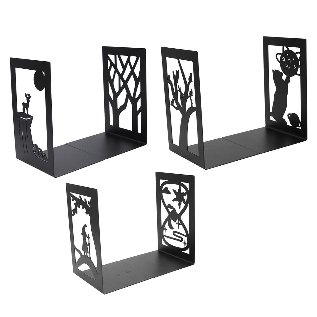 2 шт. Металлический держатель для книг, настольная книжная полка, разделитель для хранения книг и документов, принадлежности для рукоделия