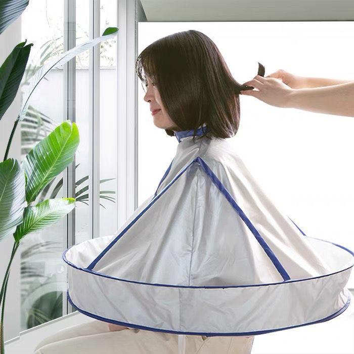 Креативный фартук для стрижки волос своими руками, накидка для салона, парикмахера, стилиста, накидка, зонтик для стрижки, накидка для парикмахерских, защита для чистки дома