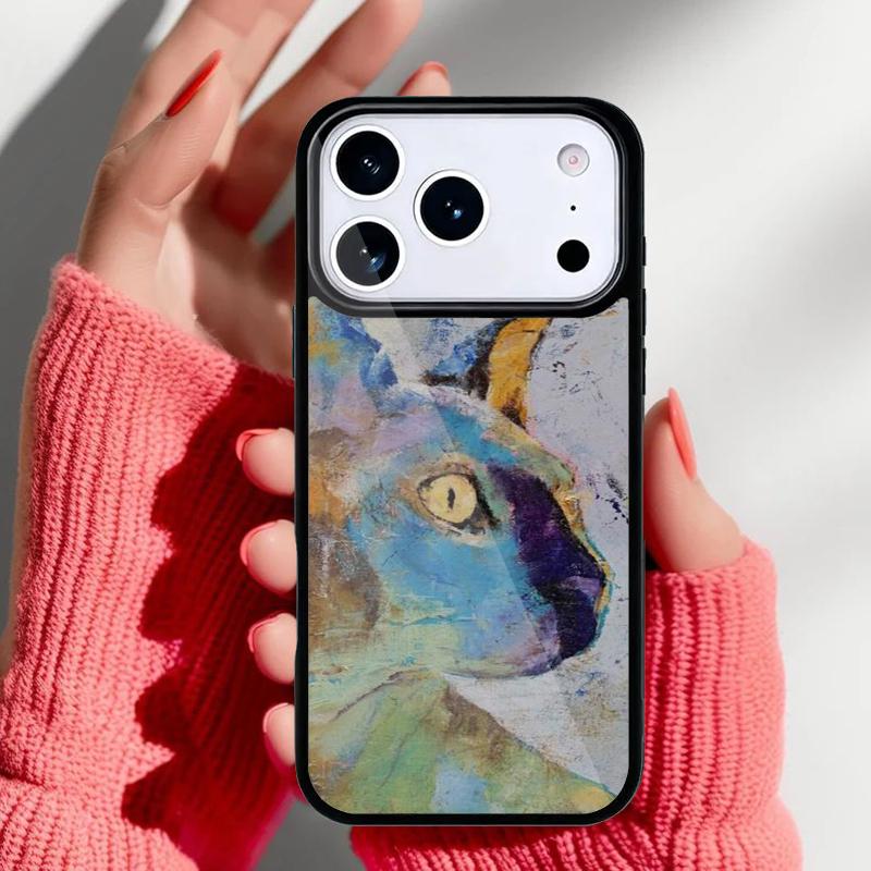 Чехол для телефона Сфинкс Кошка Сфинкс для iPhone 17 Air 16e 15 14 13 Pro Max Задняя крышка для 12 11 Pro Coque