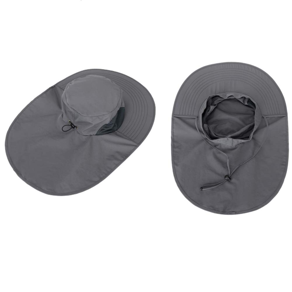 Садоводство Солнце Фермерская работа Солнцезащитная шляпа для широкого солнца УФ-защита лица и шеи Солнцезащитная шляпа Регулируемая Горная Подарок [Croogo] Шляпа, Шляпа, Шляпа, Женщины, Поля, Защита,