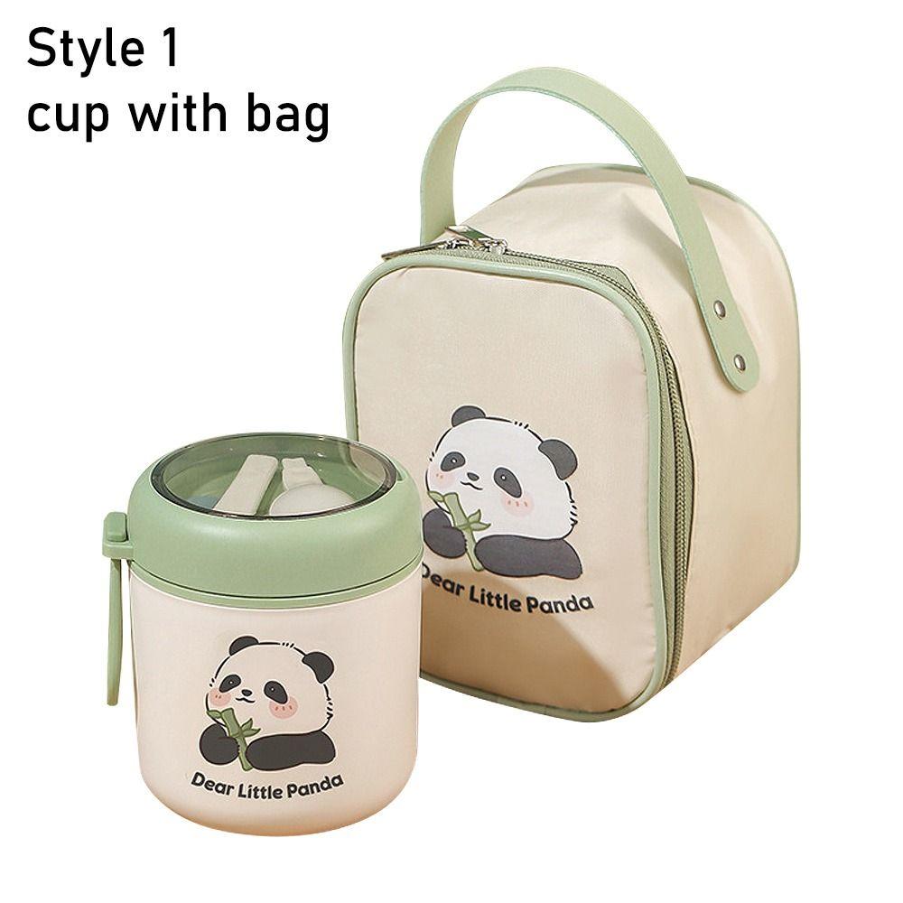 1 шт. с крышкой Вакуумная термоизолированная банка для супа Чашка для каши Ланч-бокс для завтрака Прочная термоизолированная чашка для завтрака