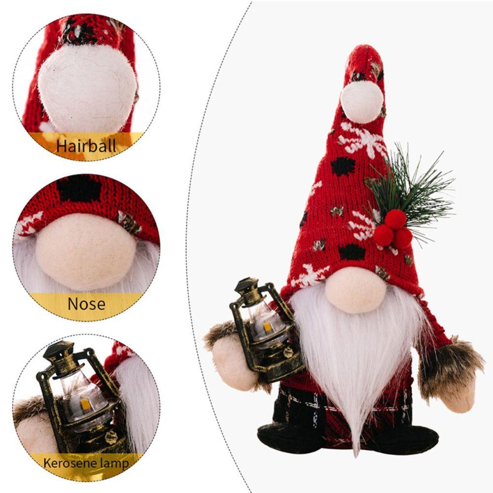 Knit Faceless Plush Doll Faceless Gnomes Gnome Plush Doll Home Decor