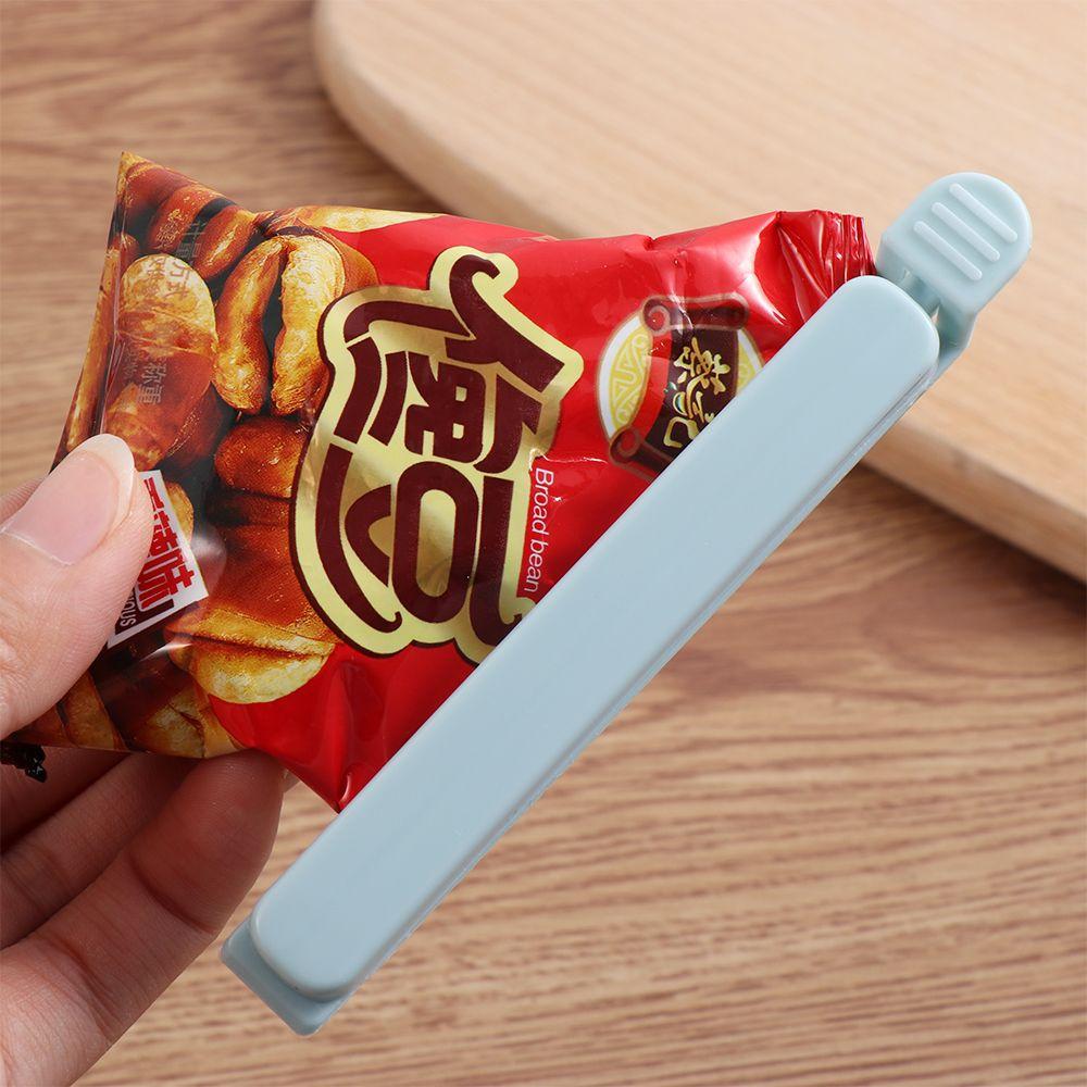 Good Quality Plastic Practical Candy Color Food Clips Kitchen Tool Snack Bag Sealer Sealing Clamp