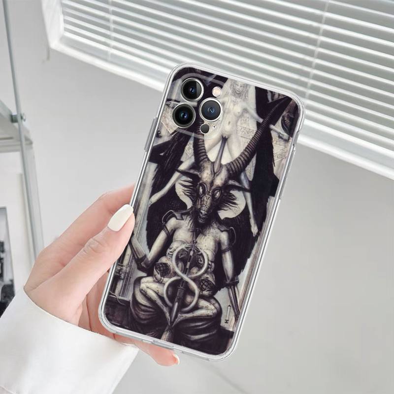 Чехол для телефона Devil Satan, силиконовый мягкий для iPhone 14, 13, 12, 11, Pro, Mini, XS, MAX, 8, 7, 6, Plus, X, XS, XR