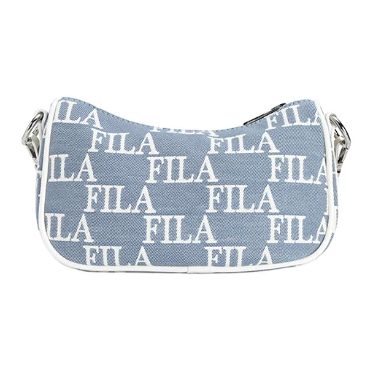 New FILA Fabric Shoulder Bag, Crossbody Bag Trumpets Women's Phantom Blue F13W438170FDB