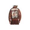 Jordan X Maison Chateau Rouge Double-Breasted Lapel Long Sleeve Jacket Men Outerwear Brown DJ9771-203