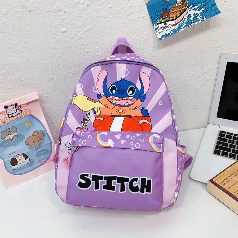 Kindergarten Baby Schoolbag Cartoon Animation Cute Printed Boys And Girls Backpack Large Capacity Children'S Backpack
