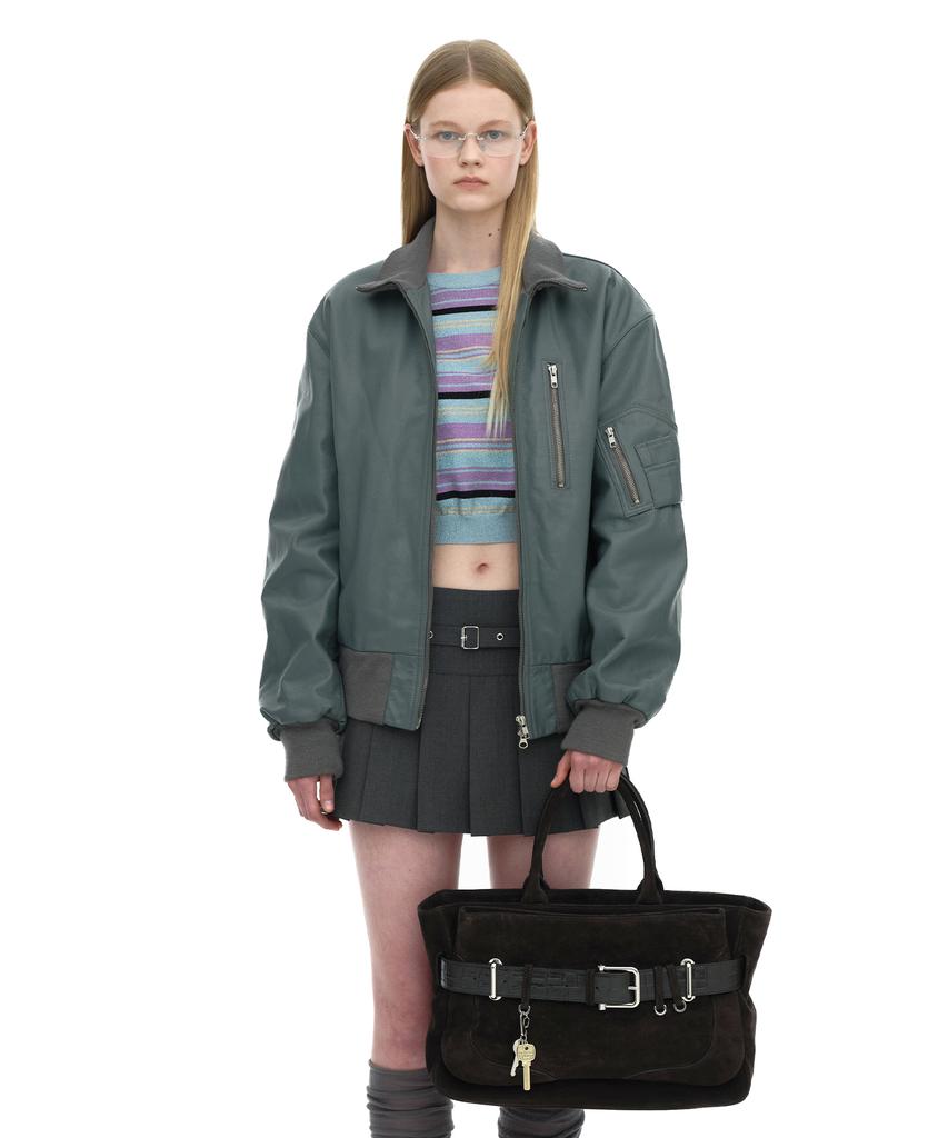 Osoi Tote Brocle [Suede Mocha Combi]