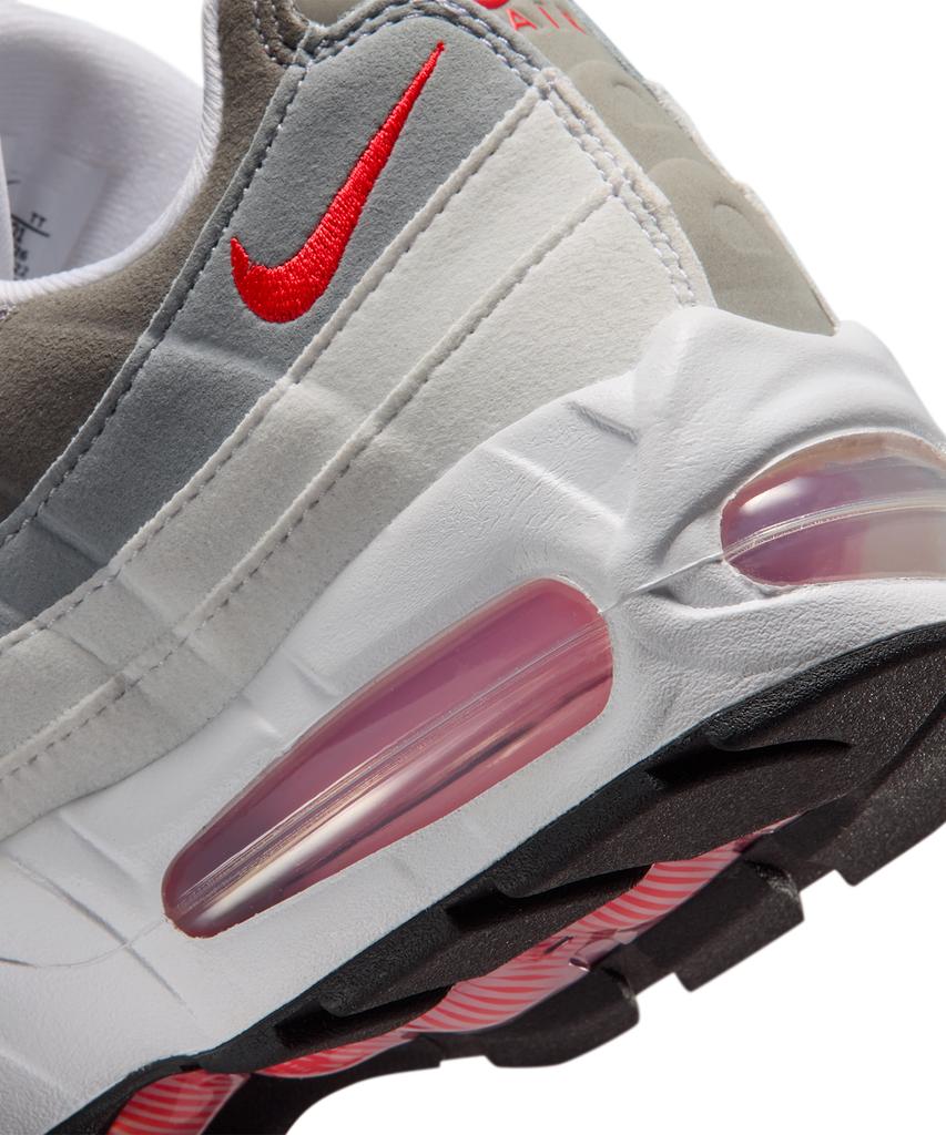 Nike Air Max 95 Big Bubble W - White:Pink Rise:Wolf Grey:Light Crimson / Hj5996-101