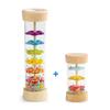 Wooden Rain Sound Tube Instrument Rain Maker Rain Stick Musical Instrument Hourglass Music Shaker Toy Hearing Enlightenment Toys