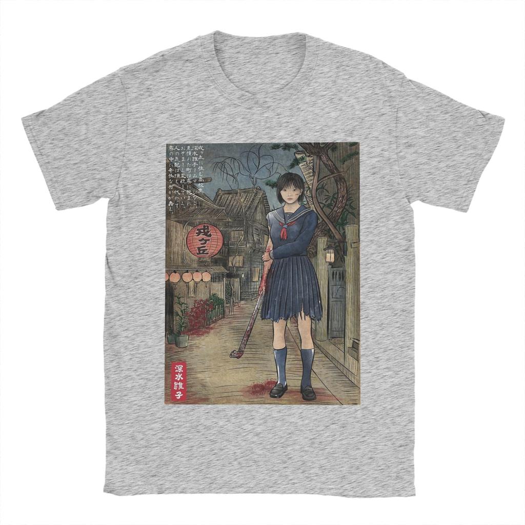 SILENT HILL F Футболка мужская Хиноко Симидзу Смешная футболка с коротким рукавом и круглым вырезом 100% хлопок Новое поступление