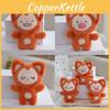 Cute Adorable Small Fox Plush Pendant Keychain Doll Stuffed Animal Toy For Bags