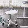 Вращающееся компьютерное кресло Туалетное Прозрачный пластик Поднятое Перемещающееся Вращающееся кресло Письменный стол Дом Спальня Стол Офисное кресло