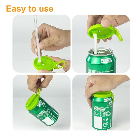 Крышка для банки из-под газировки 1/2/4 шт., многоразовая крышка для банки без содержания бисфенола А