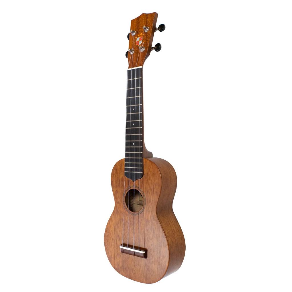LUNA Soprano Ukulele in Solid African Mahogany KIWAYA SeriesLS (Made Japan, Wood)