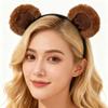 NEW 1Pcs Soft & Adorable Unisex Accessory Plush Bear Ear Headbands For Daily Parties And Cosplay Ideal Gift For All Ages