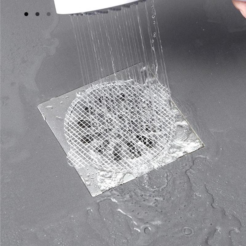 Round Kitchen Floor Drain Stickers Convenient Kitchen Sink Drain Cover Effective Round Kitchen Drain Cover for Kitchen