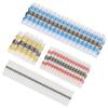Waterproof Heat Shrink Solder Ring Terminal Connectors - White, Red, Blue, Yellow