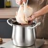 Anti-scalding Handle Stock Pot Large Capacity Cooking Pot Household Soup Pot  Hotels