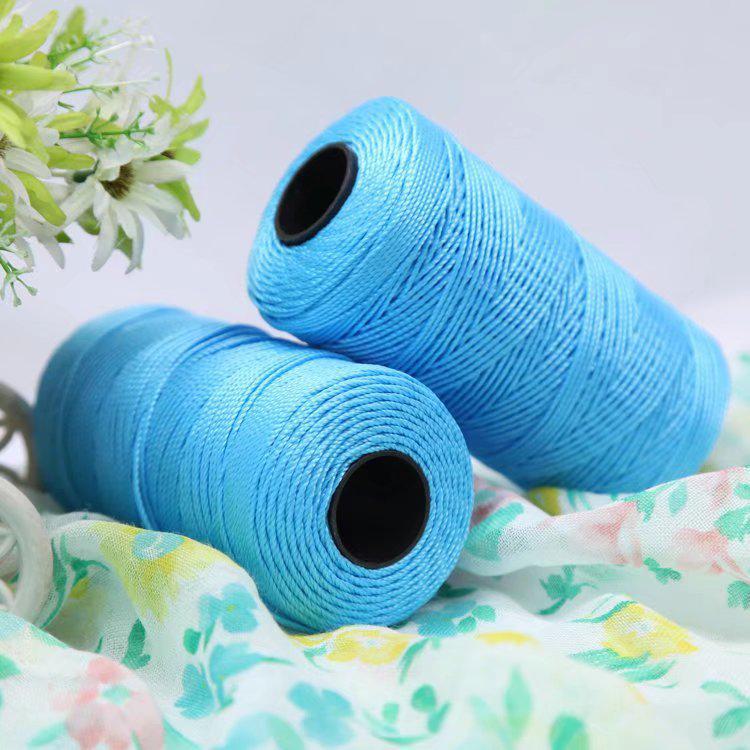 Ice Hemp Yarn: 3-Strand Hand-Woven Crochet DIY Kit