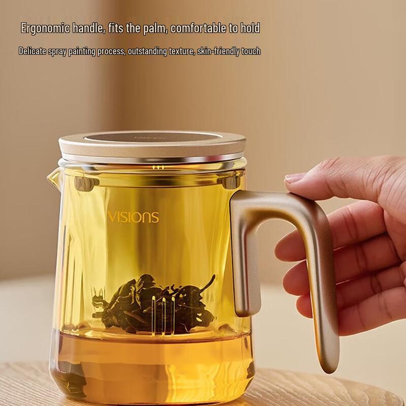 VISIONS Corning Glass Teapot with Filter