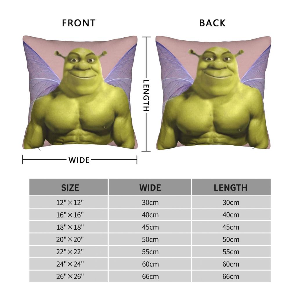 Наволочка с шуткой Шрека Наволочка для подушки на заказ Новинка Чехол для подушки для дивана спальни Домашний декор
