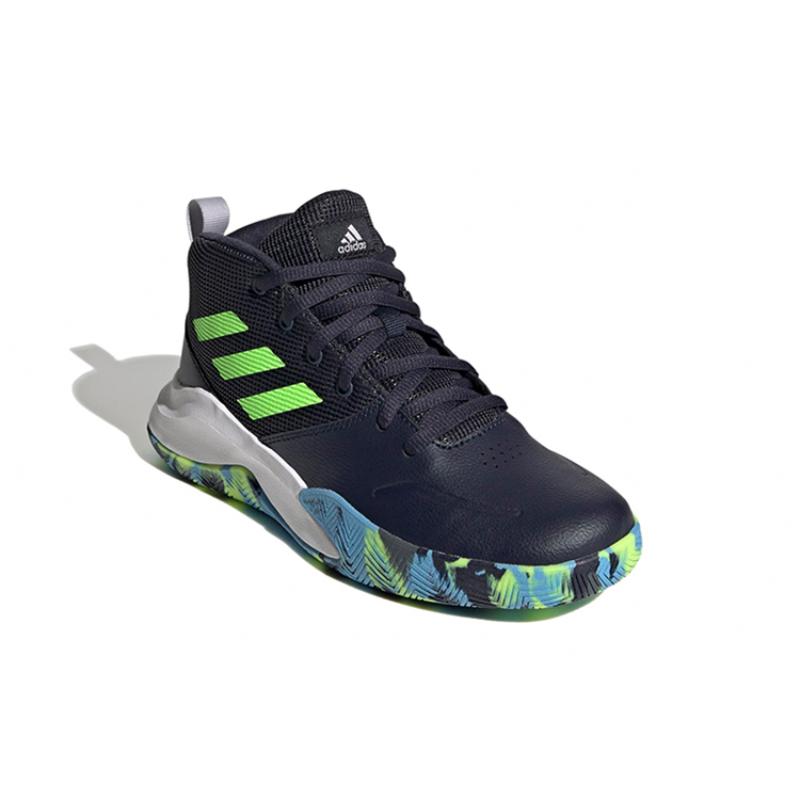 adidas Кроссовки Own The Game J Wide 'Legend Ink Signal Green' FW4566