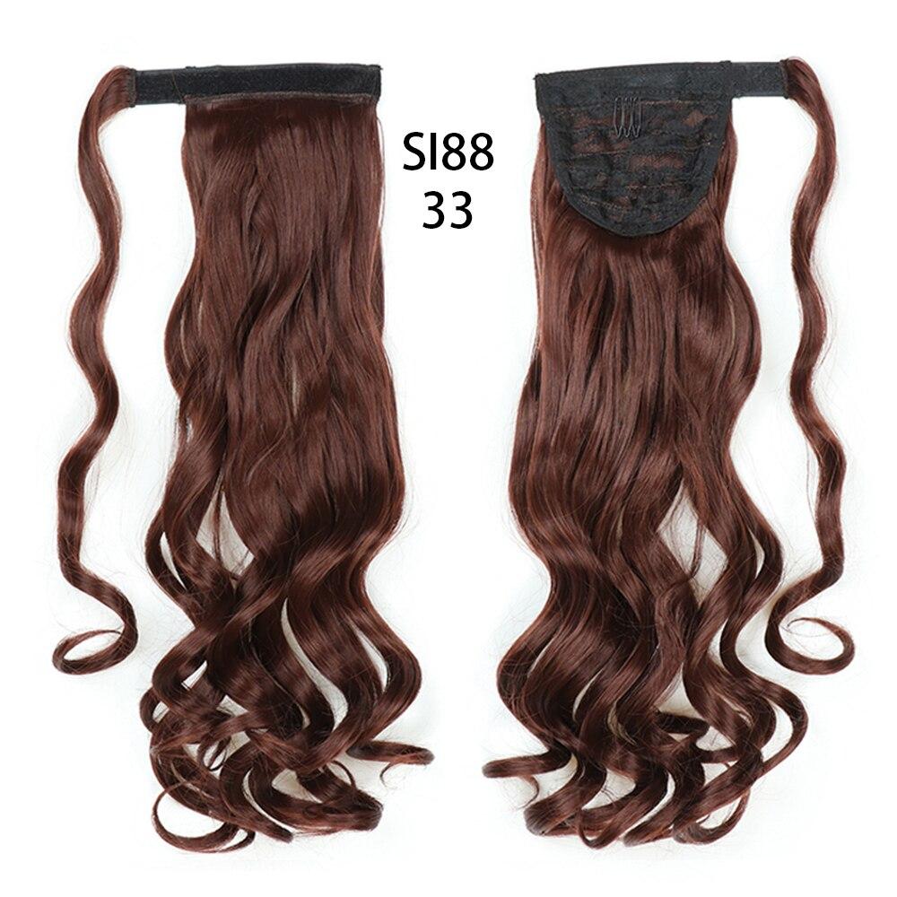 MERISIHAIR Длинный прямой хвост на клипсах Искусственный хвост Парик для хвоста с заколками Синтетический хвост Наращивание волос