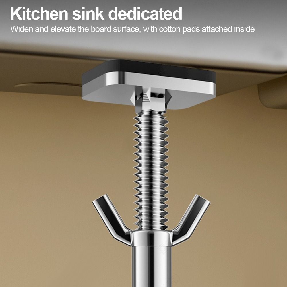 Stainless Steel Undermount Sink Supports Adjustable Bottom Installation Support Home Kitchen