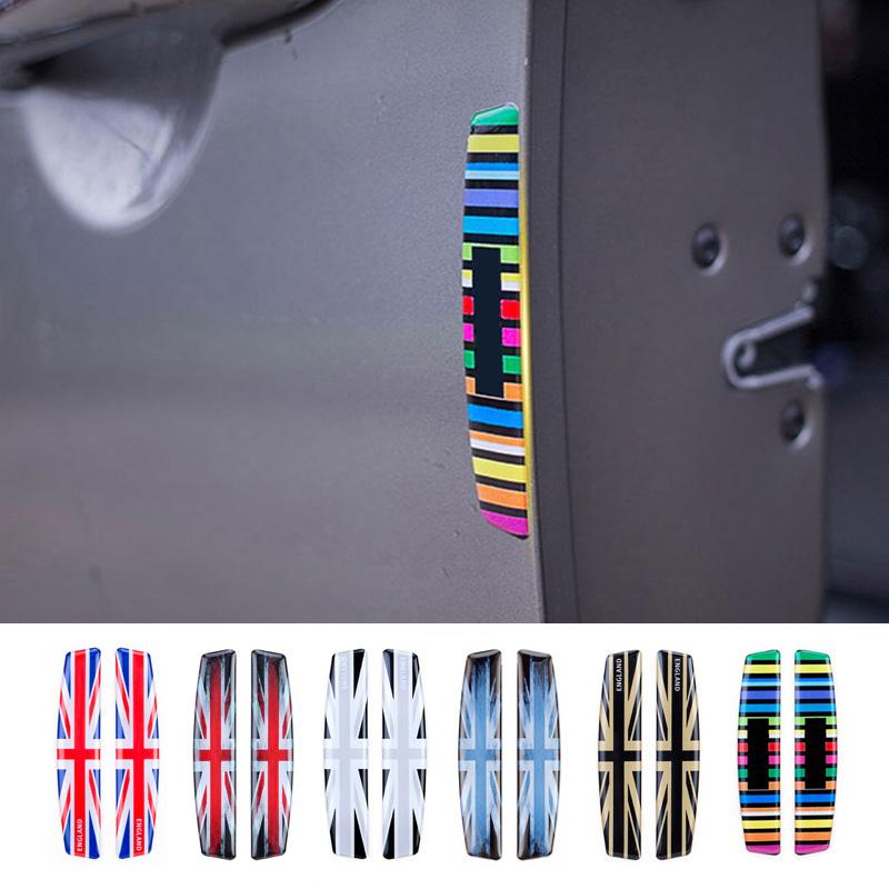 2 шт. Наклейка на кромку двери автомобиля, защита от царапин и столкновений для Mini Cooper JCW One R56 F54 F55 F60Car Styling