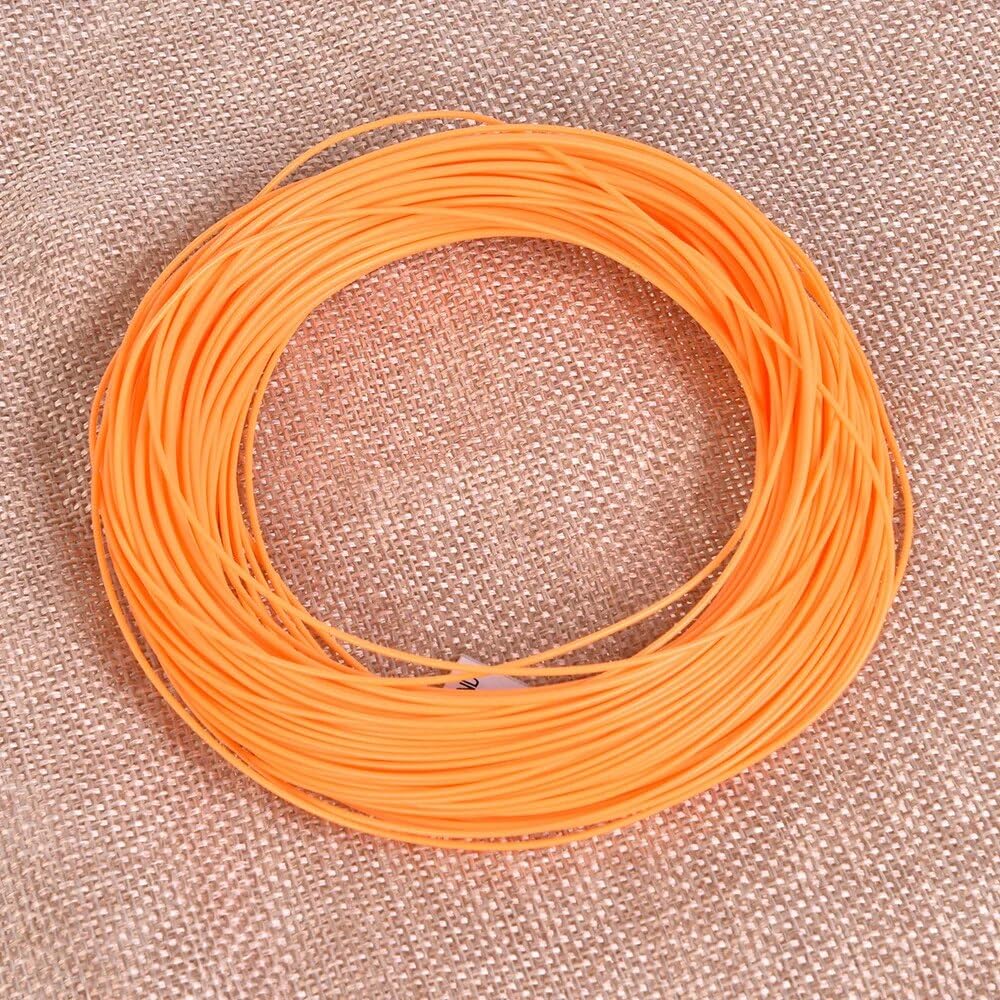 [Nekogamiyama] Fly Fishing Fly Line Floating WF Weight Forward (Orange,