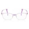 Полная оправа квадратная прозрачная фиолетовая Smartbuy Kids Nibbles 7021 C6 модные детские очки