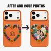 Customized Photo Phone Case For iPhone 17 Pro 16e 16 15 14 Pro Max 13 12 Pro 11 Air Love Heart Frame DIY Design TPU Back Cover