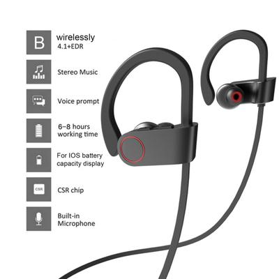 Беспроводные спортивные наушники с шумоподавлением, Hi-Fi звук, водонепроницаемые, с ушным крючком, Bluetooth-совместимые 5 наушники