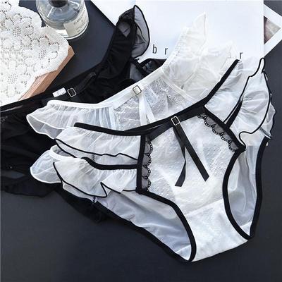 Нижнее белье Fairy Baby со средней талией и кружевной кромкой [100-140 фунтов]